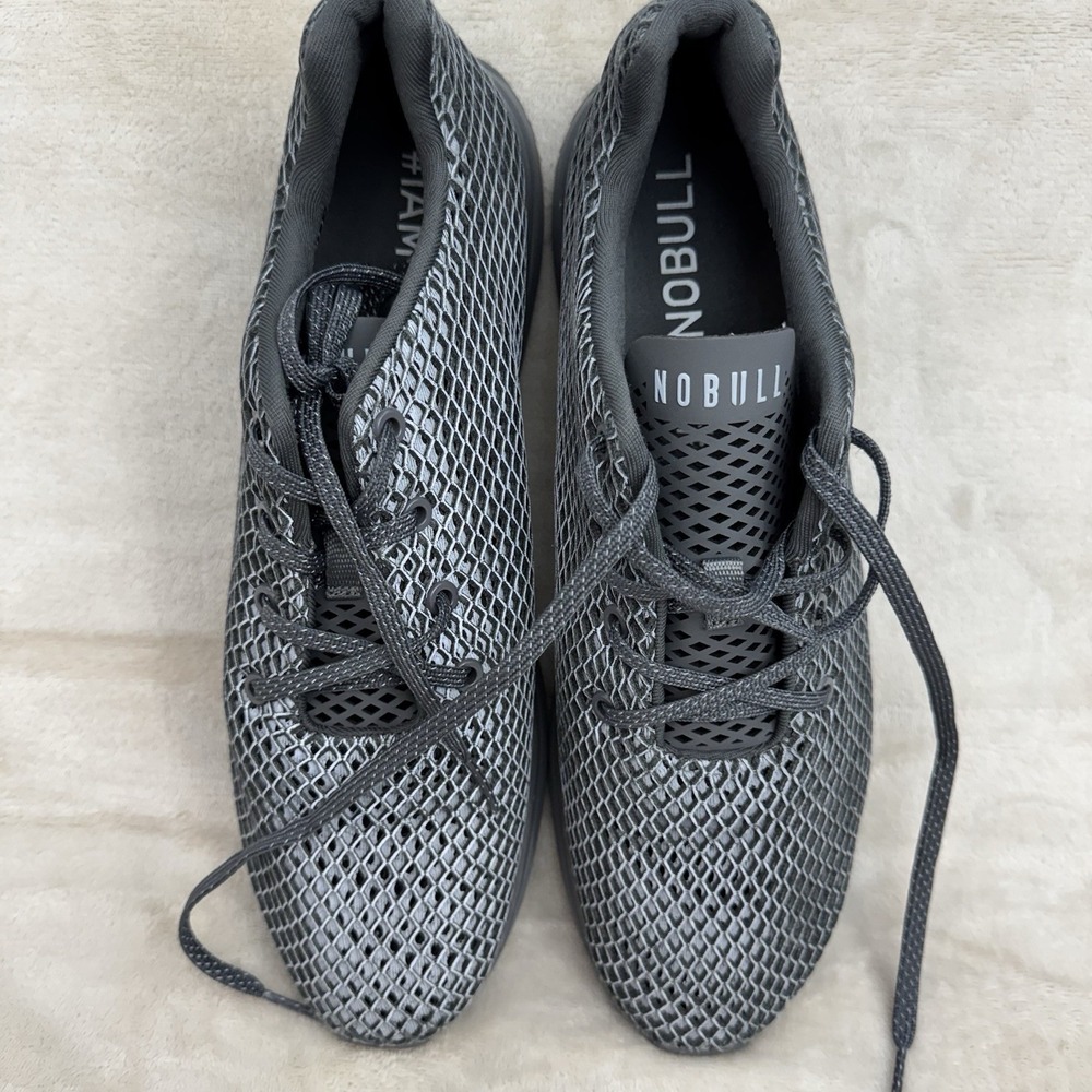 NOBULL Mesh Runner Shoes Mens US 12 Dark Gray Charcoal Running Sneakers EU 46 - Picture 4 of 10